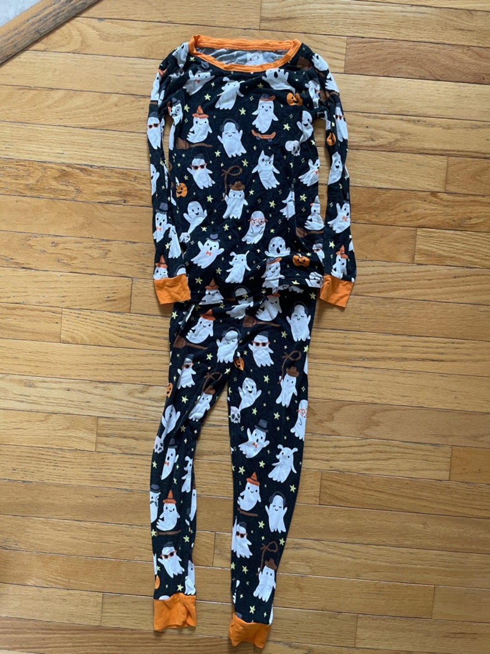 Kids Halloween Ghost Pajama Set Little Sleepies